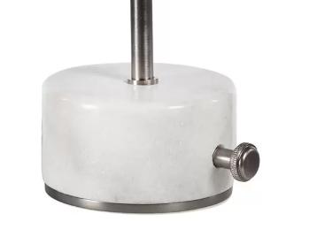 Stolní lampa CHANPEN DIAMANT černá se stříbrným podstavcem