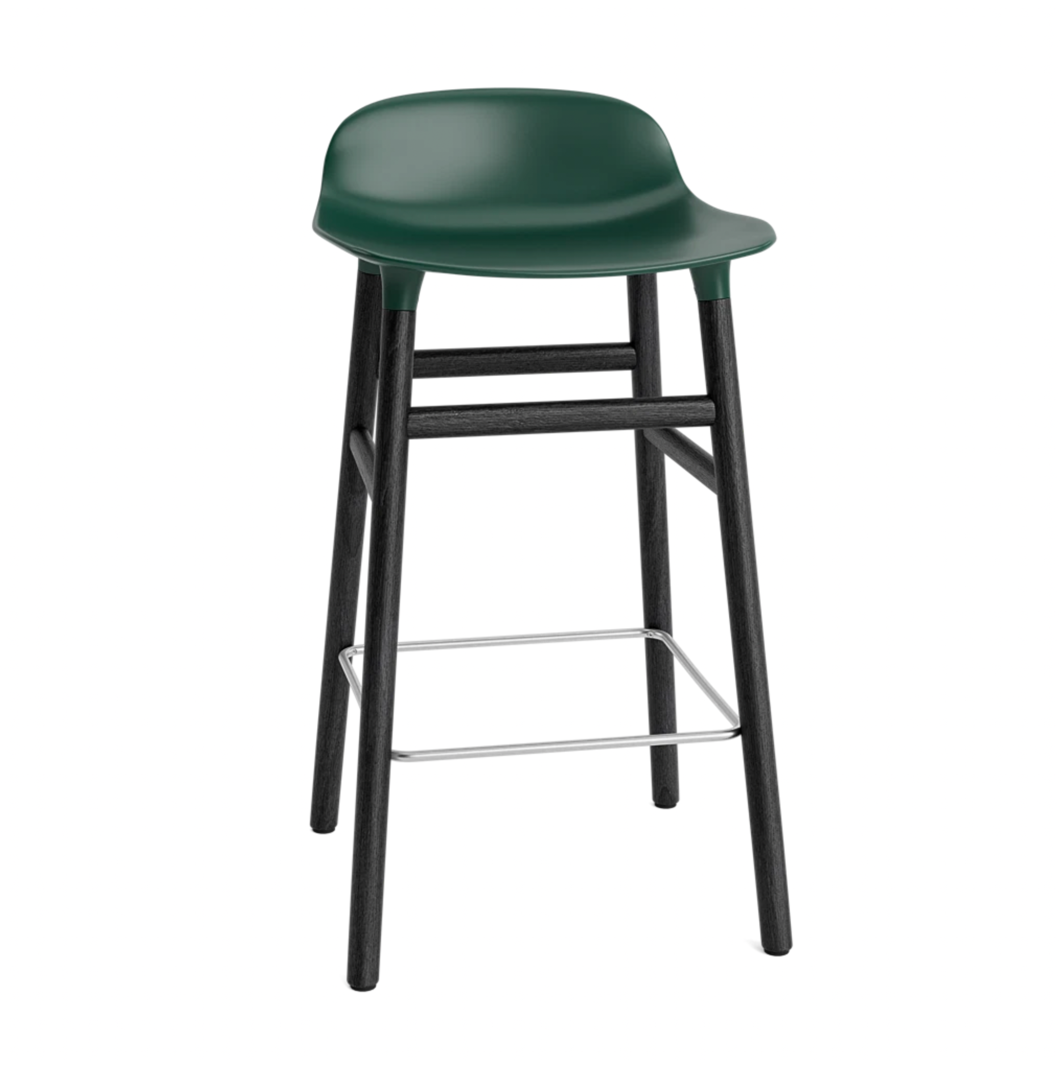 Hoker FORM zelený s černou dubovou základnou