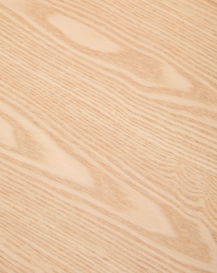 Čtvercový stůl INDARA jasanový dýhovaný