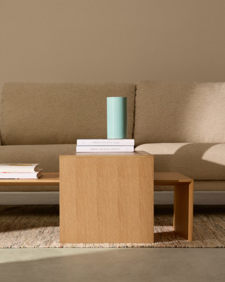 Konferenční stolek LITTO dubová dýha