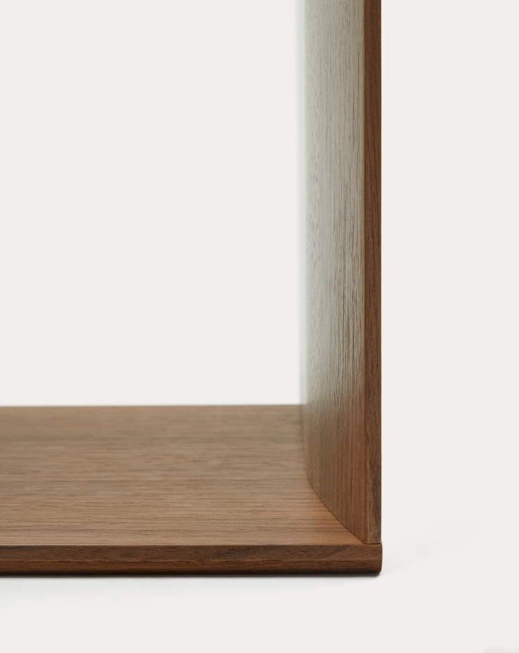 Čtyřmodulový regál LITTO ořechový dýhovaný