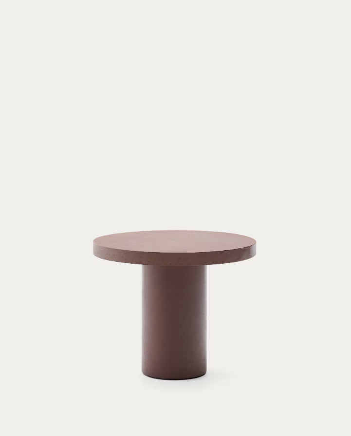 Zahradní stůl AIGUABLAVA cement v barvě terakoty