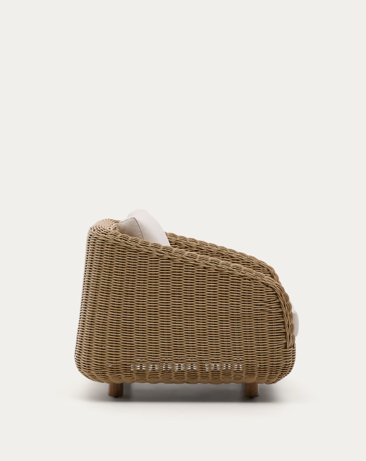 Synthetic Rattan external armchair