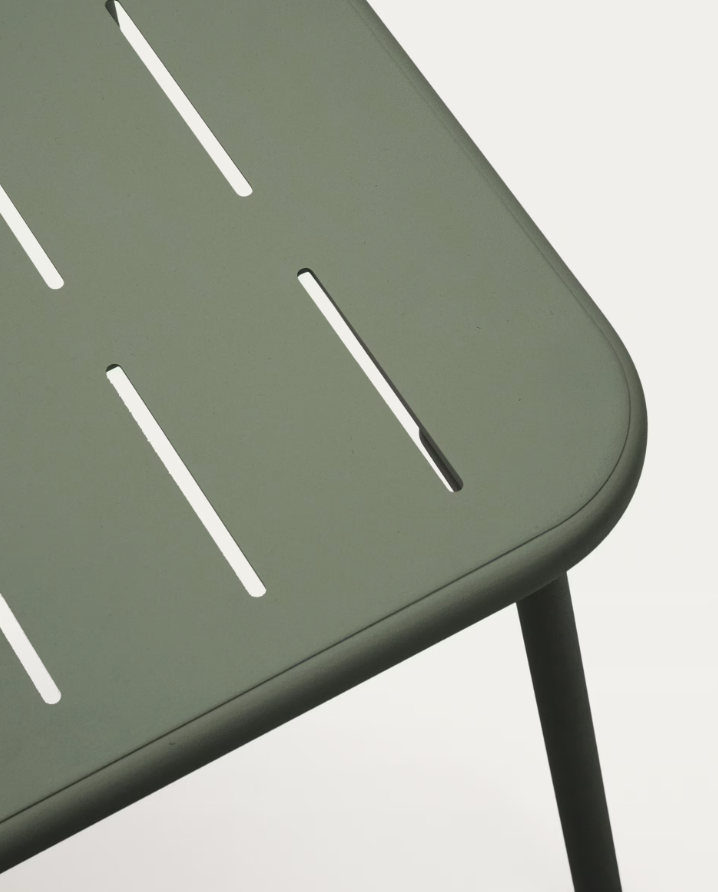 Zahradní konferenční stolek ZIVIA zelená ocel