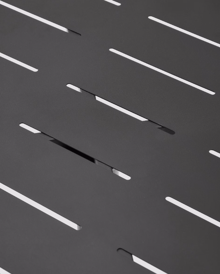 Garden table BRAI graphite steel