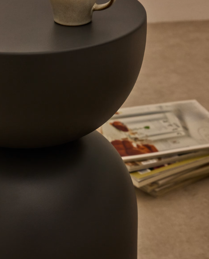 Boční stolek RACHELL matná šedá