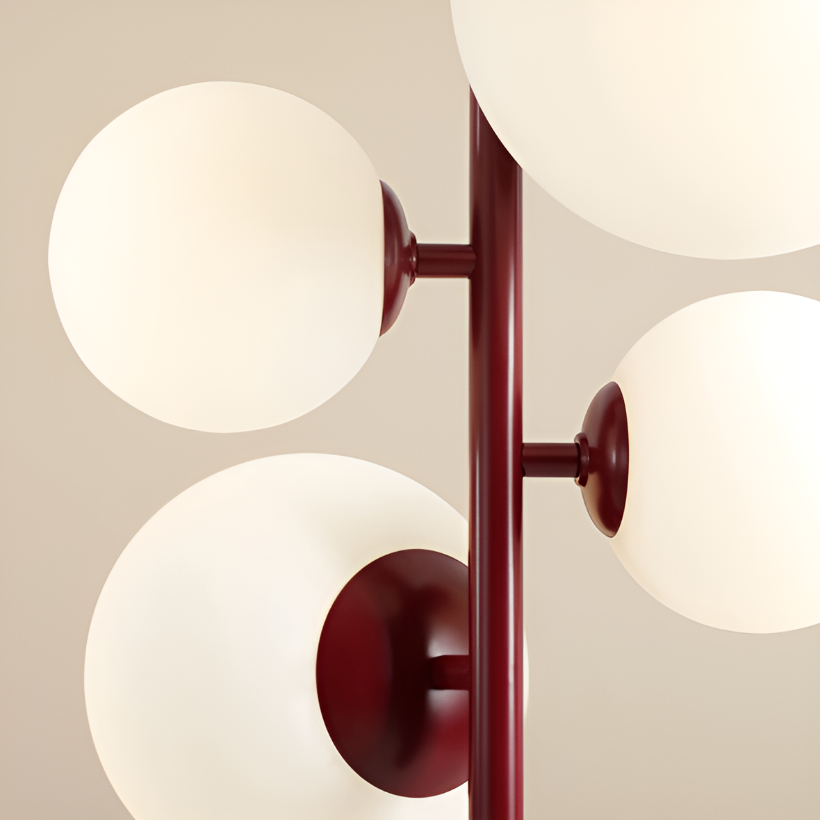 Závěsné svítidlo BLOOM QUATRO bordové