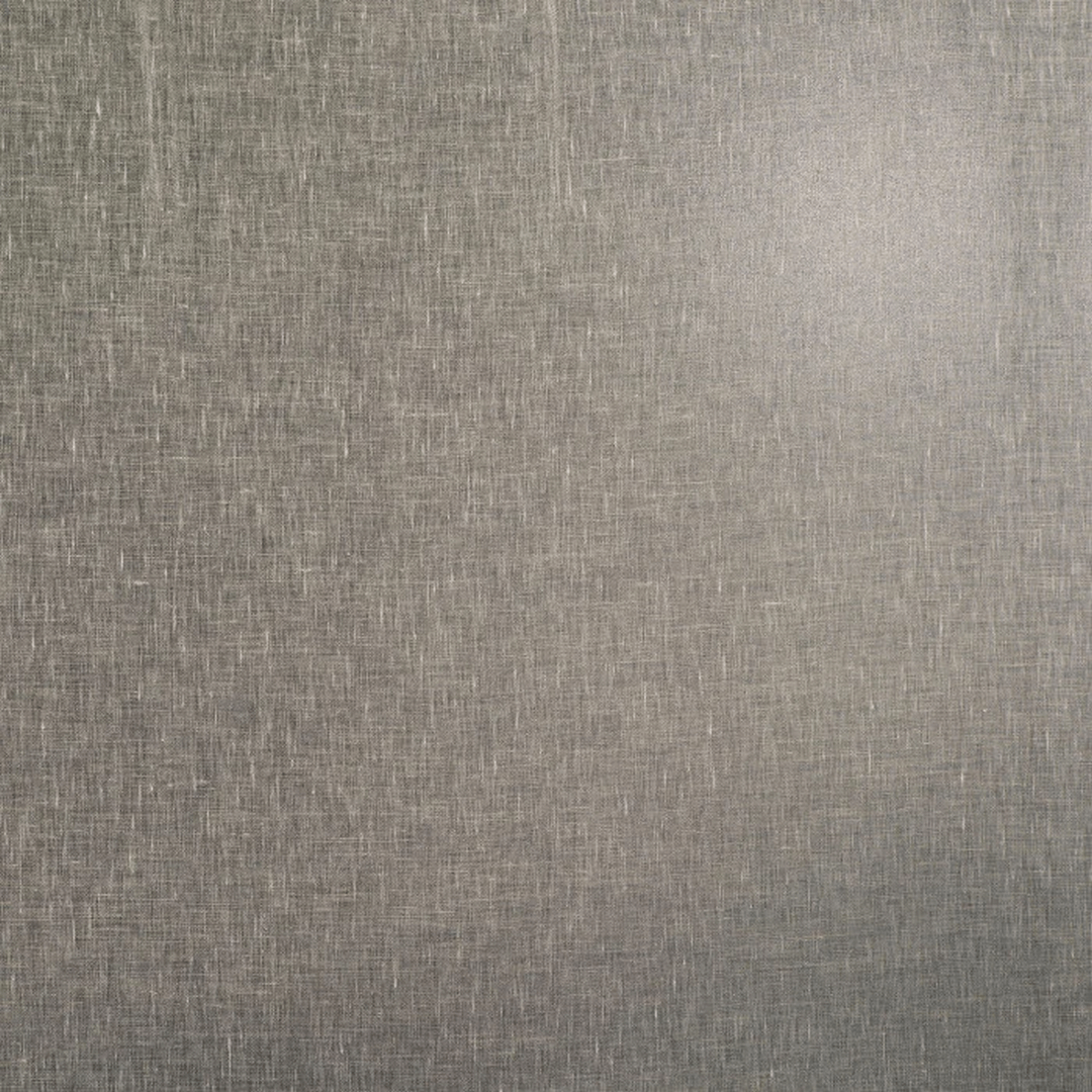 Linen textile wallpaper with an opalescent effect ELARA - GRIS CENDRÉ gray-brown