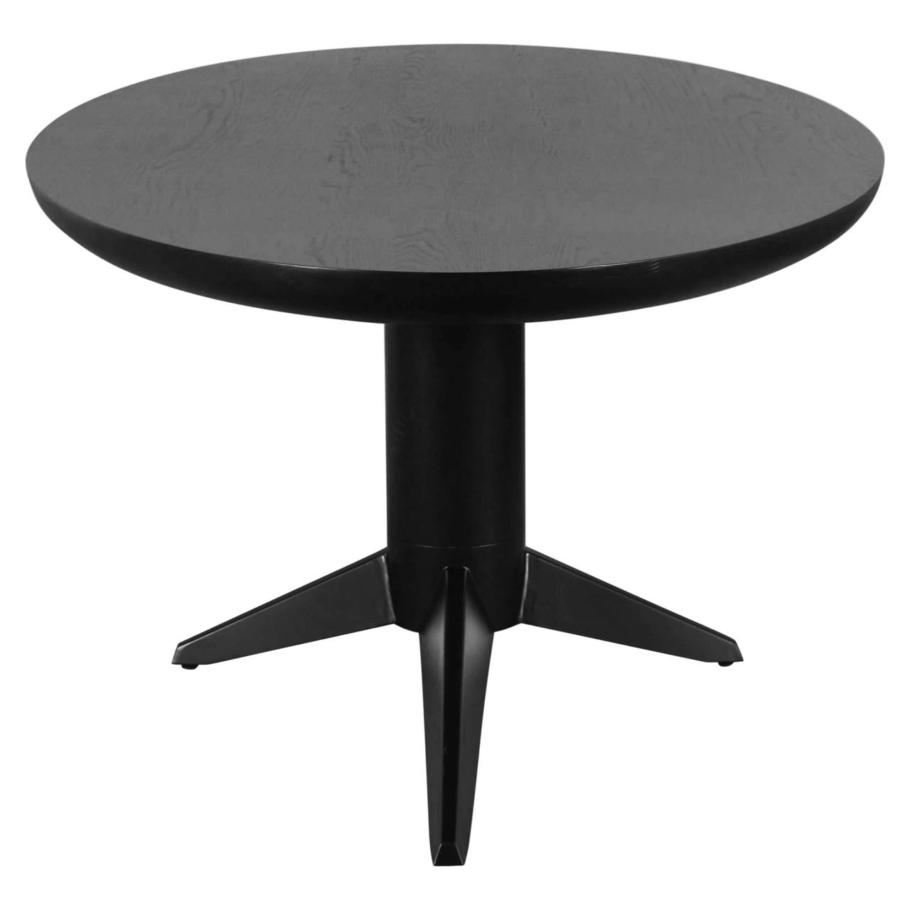 RAYFORD Dining Table Black Oak