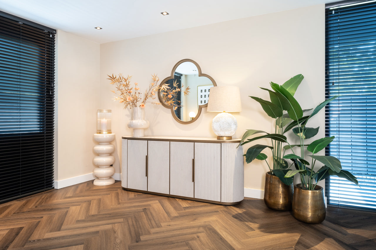 Lustr LOWEN kartáčovaný zlatý