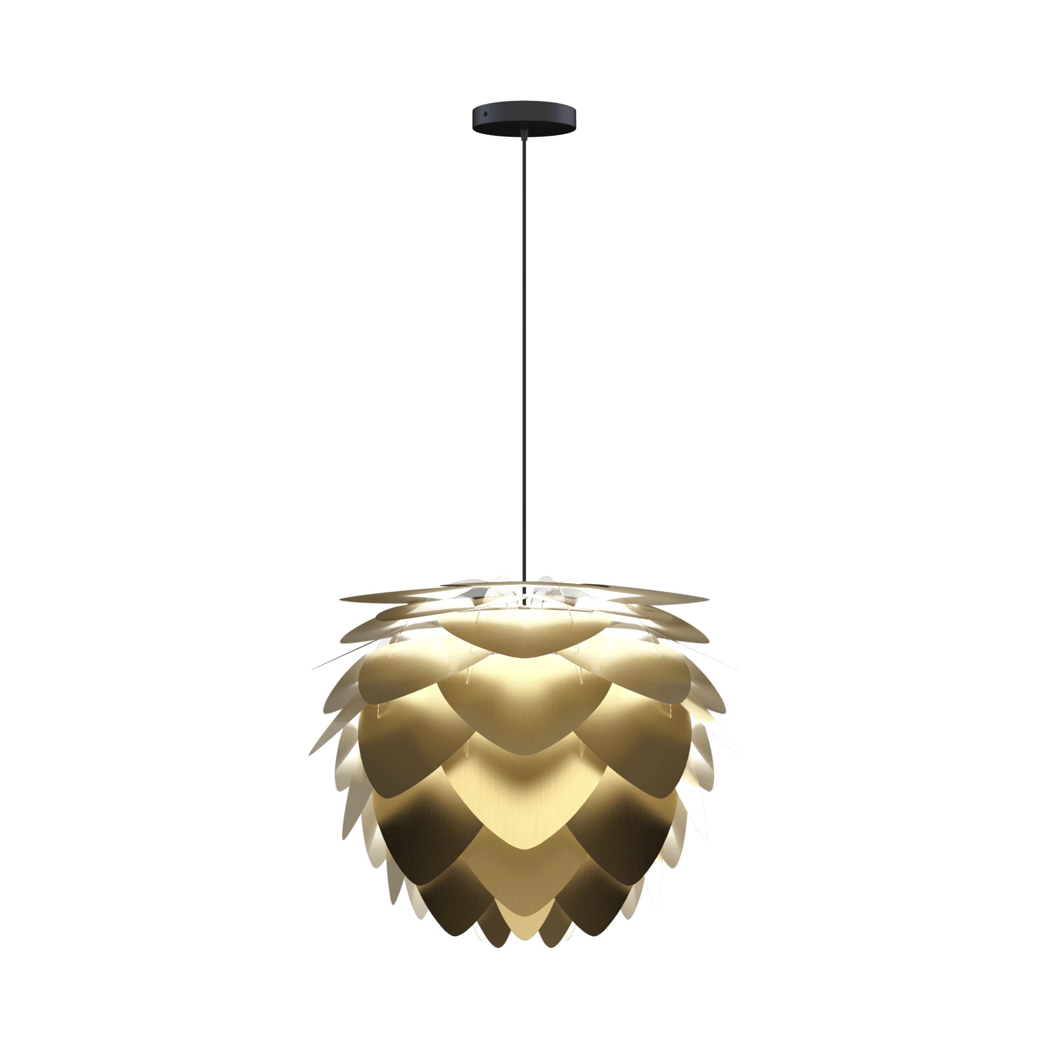 Abażur ALUVIA złoty UMAGE Eye on Design