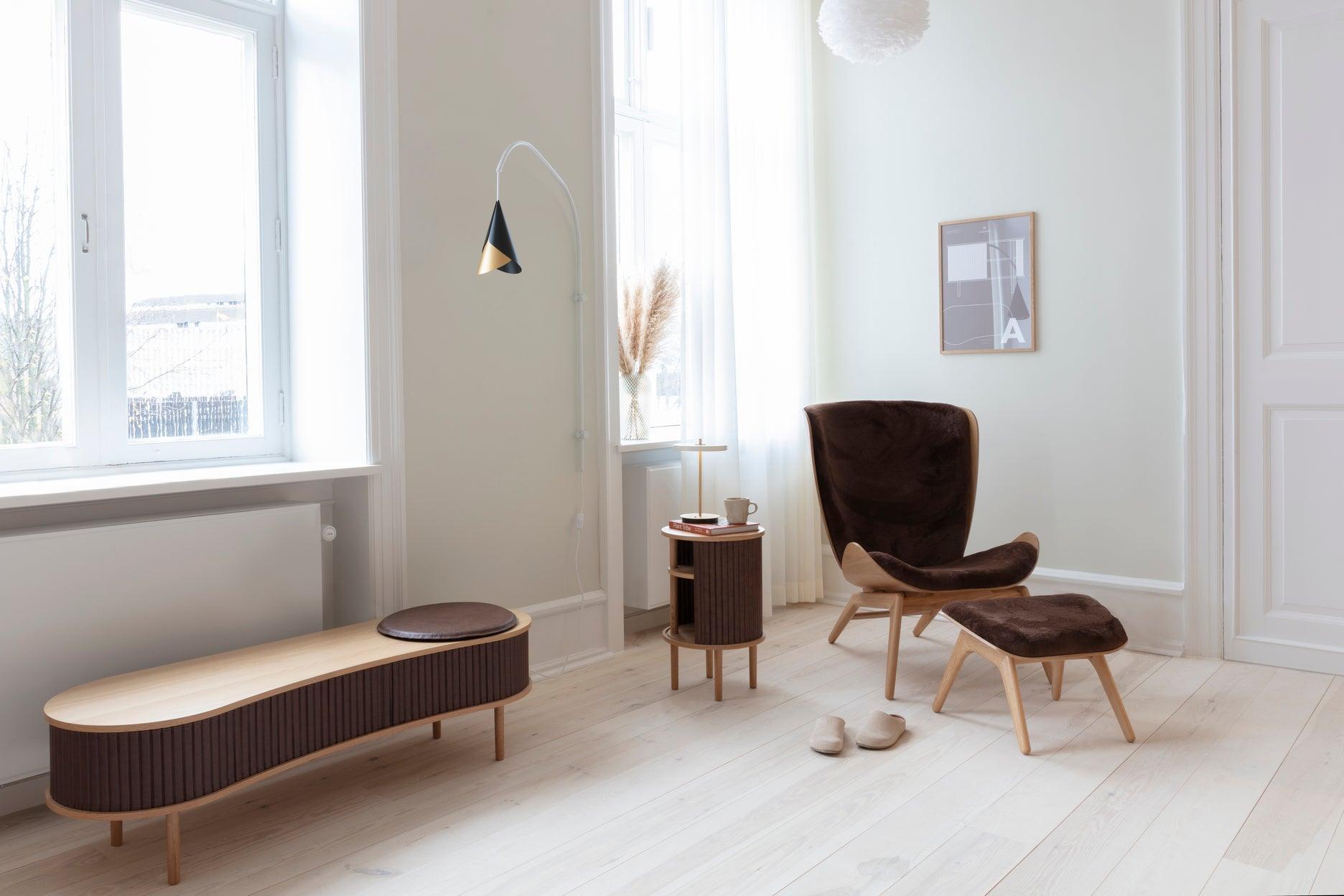 Abażur CORNET czarny ze złotym UMAGE Eye on Design