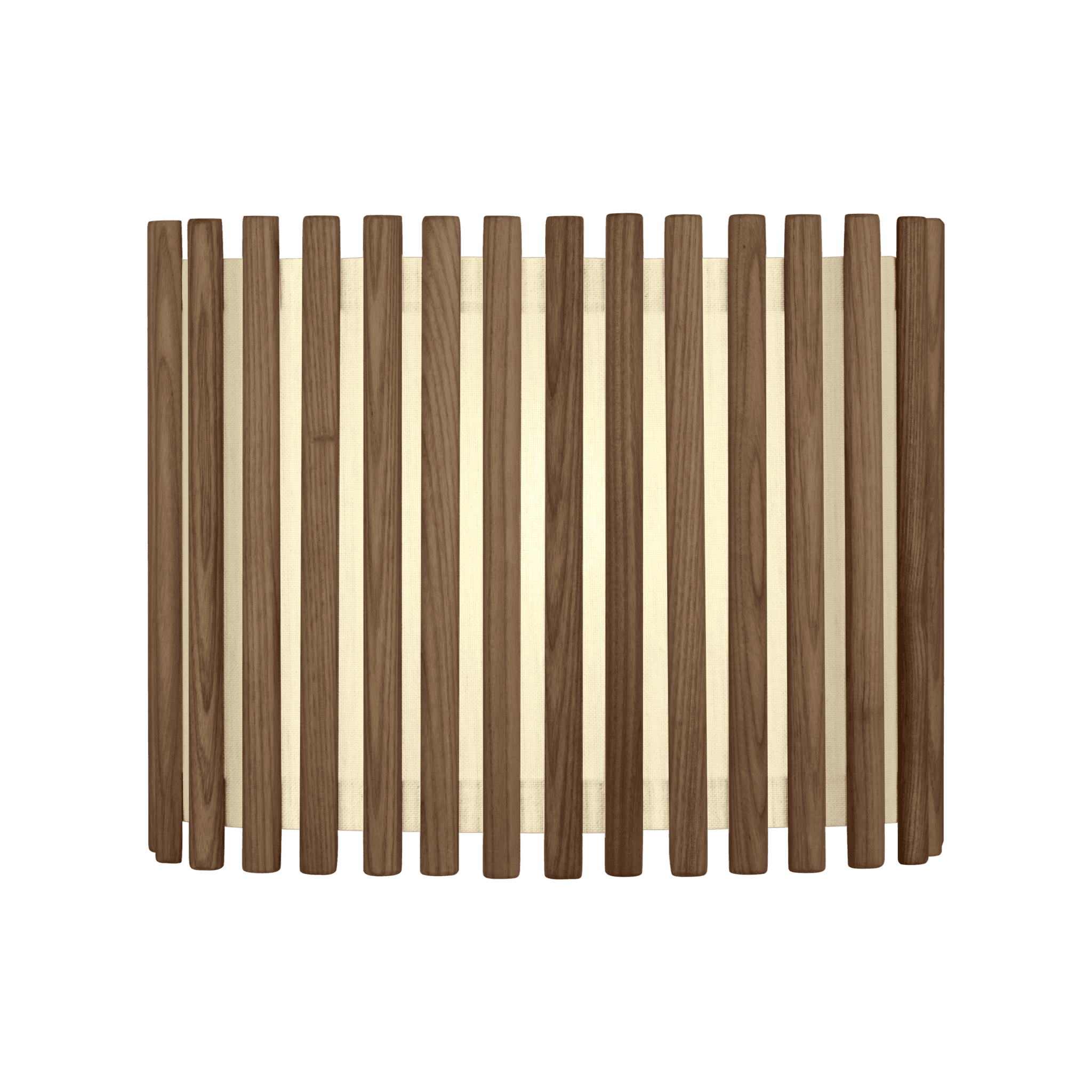 Abażur KOMOREBI ciemnodębowy UMAGE Prostokąt Mały Eye on Design