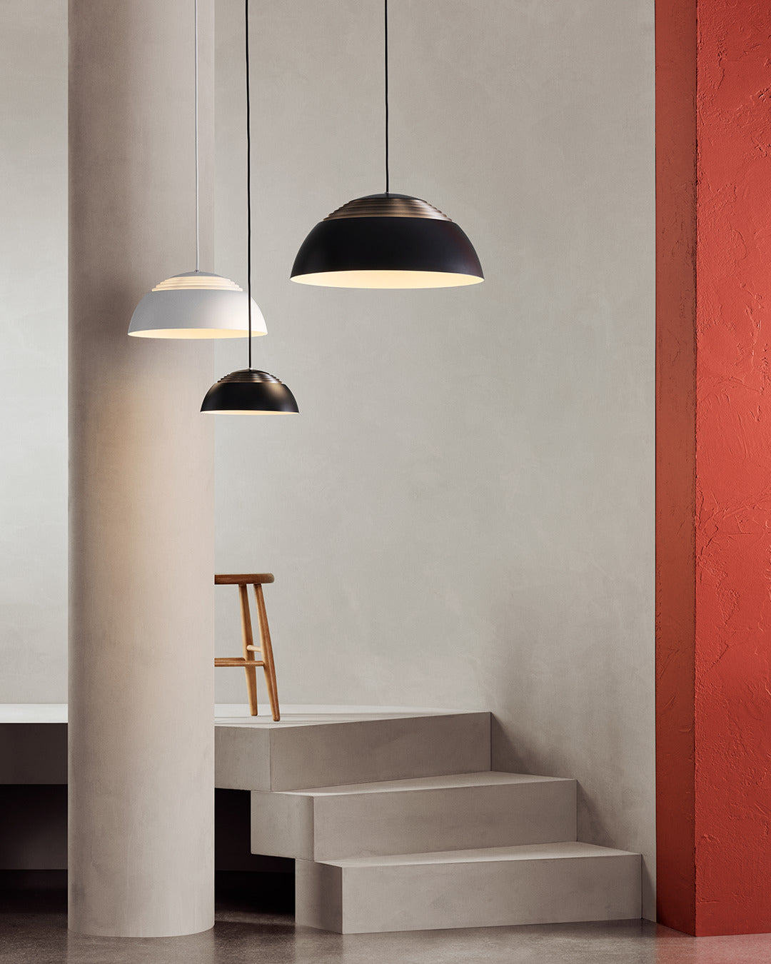 Závěsné svítidlo AJ ROYAL černé
