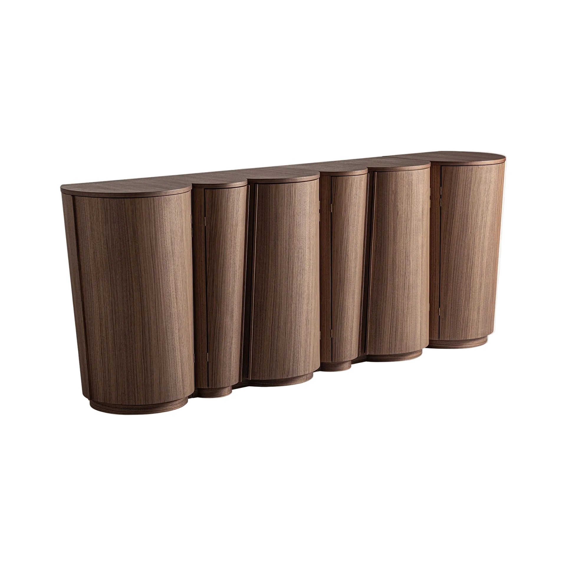 GIFHORN Chest of Drawers in Walnut Finish