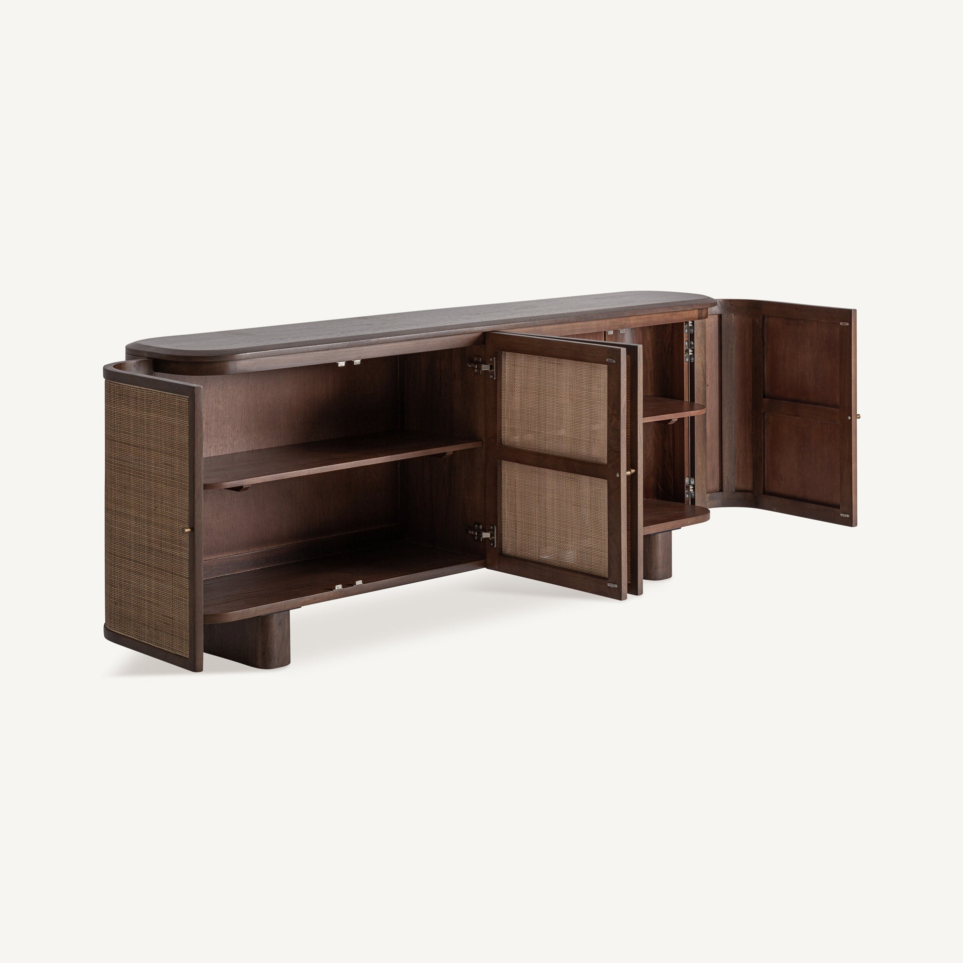 GONDORF Rounded Chest of Drawers Mango Wood