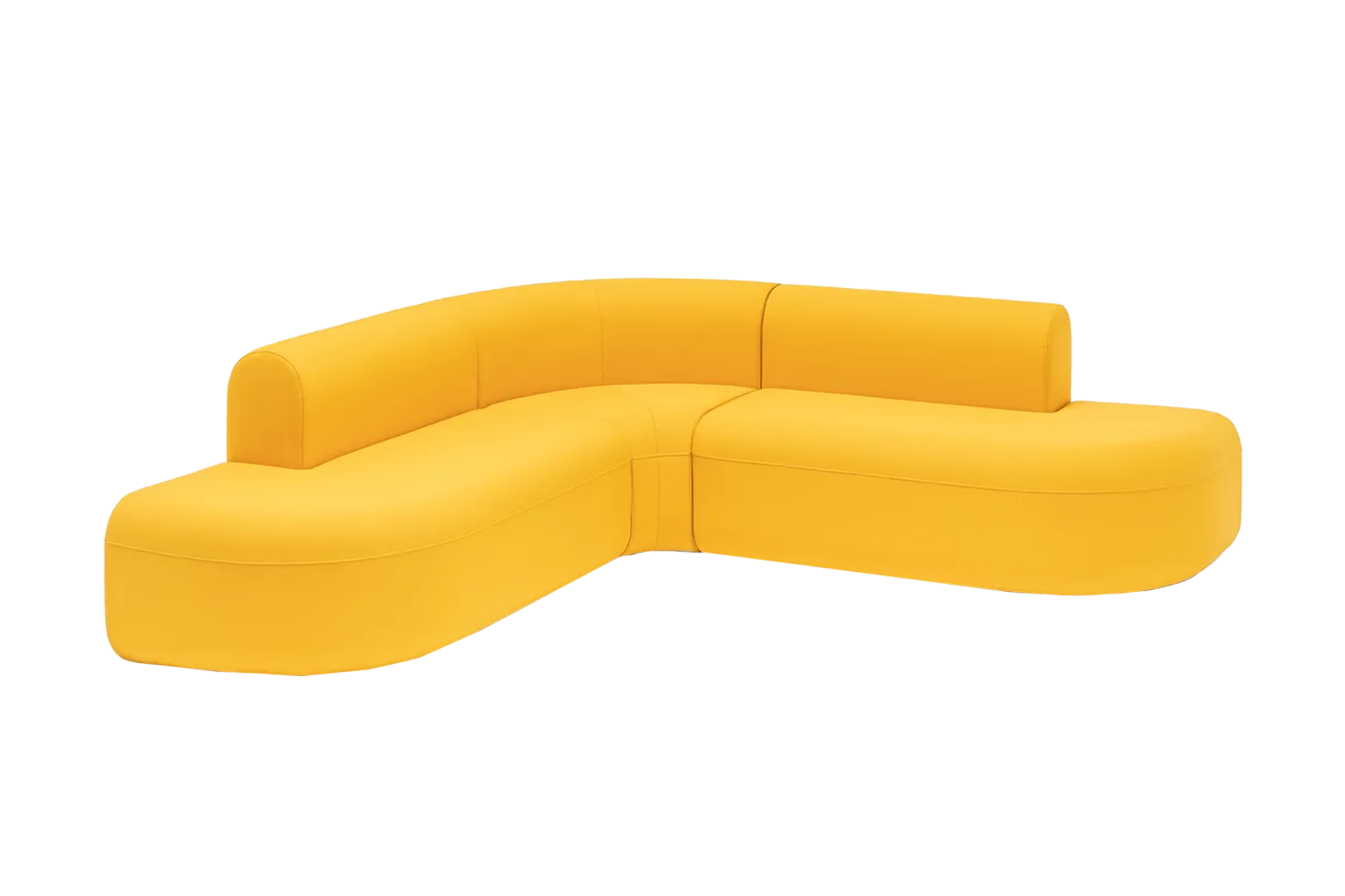 Sofa 3-modułowa narożna ARTIKO tapicerowana – .mdd