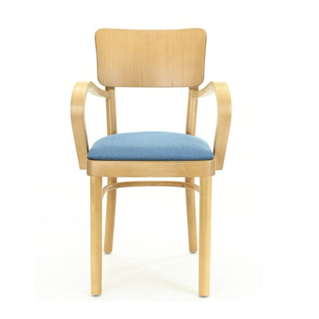 Krzesło z podłokietnikami NOVO B-9610 lite drewno bukowe do jadalni