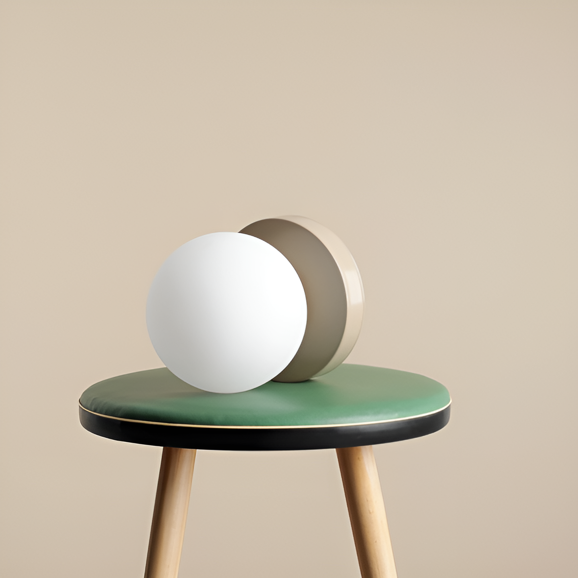 Stolní lampa BALL béžová