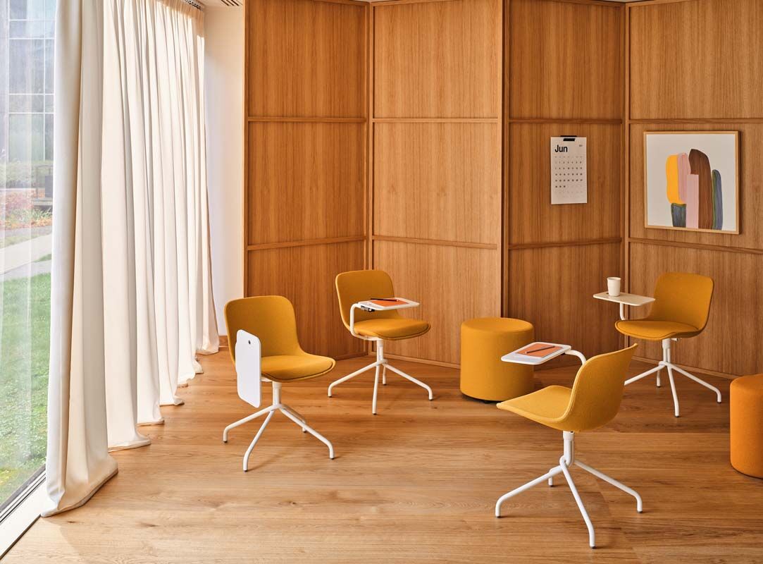 Krzesło obrotowe BALTIC 2 CLASSIC metalowa podstawa do jadalni – styl minimalistyczny