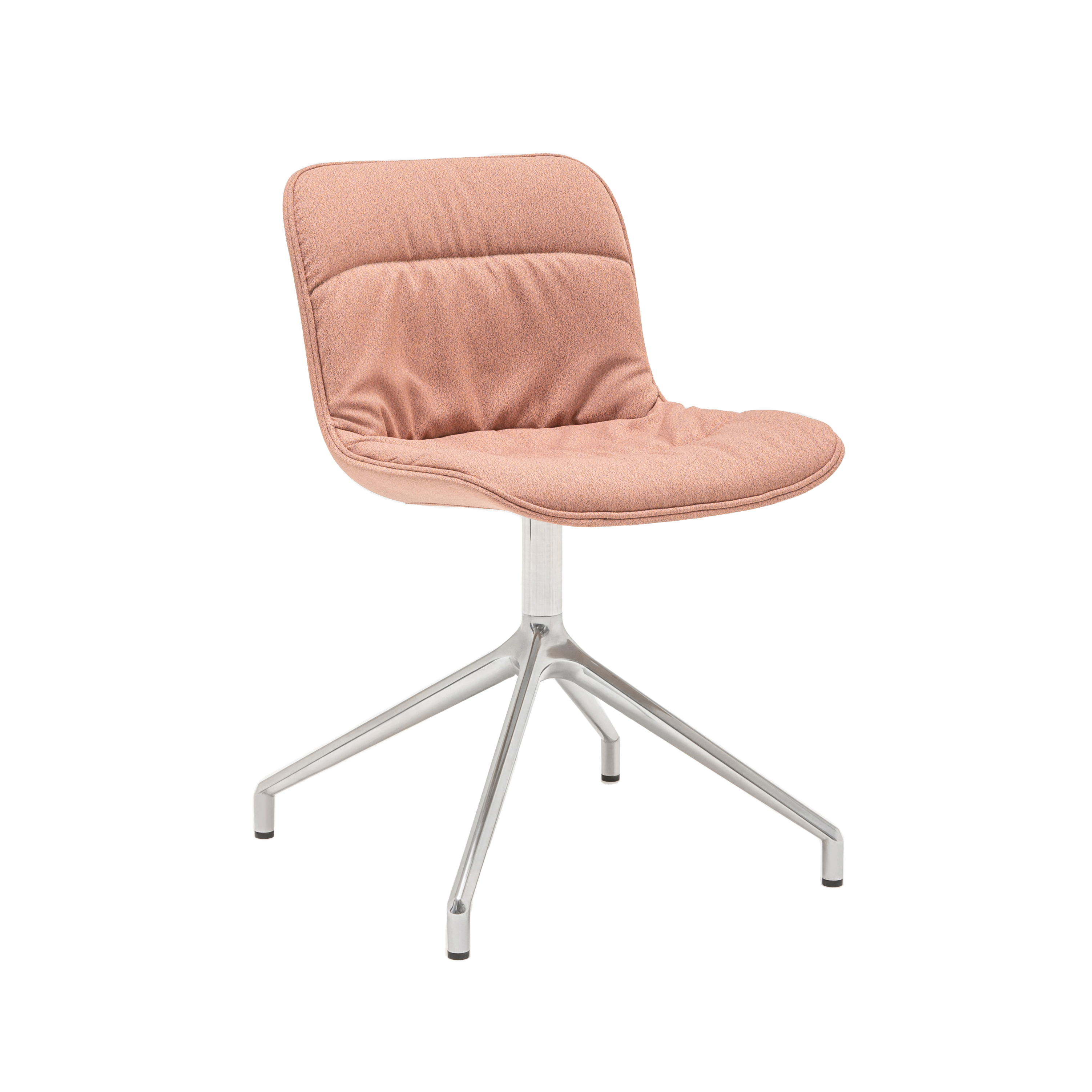 Krzesło obrotowe BALTIC 2 SOFT DUO aluminium polerowane – .mdd