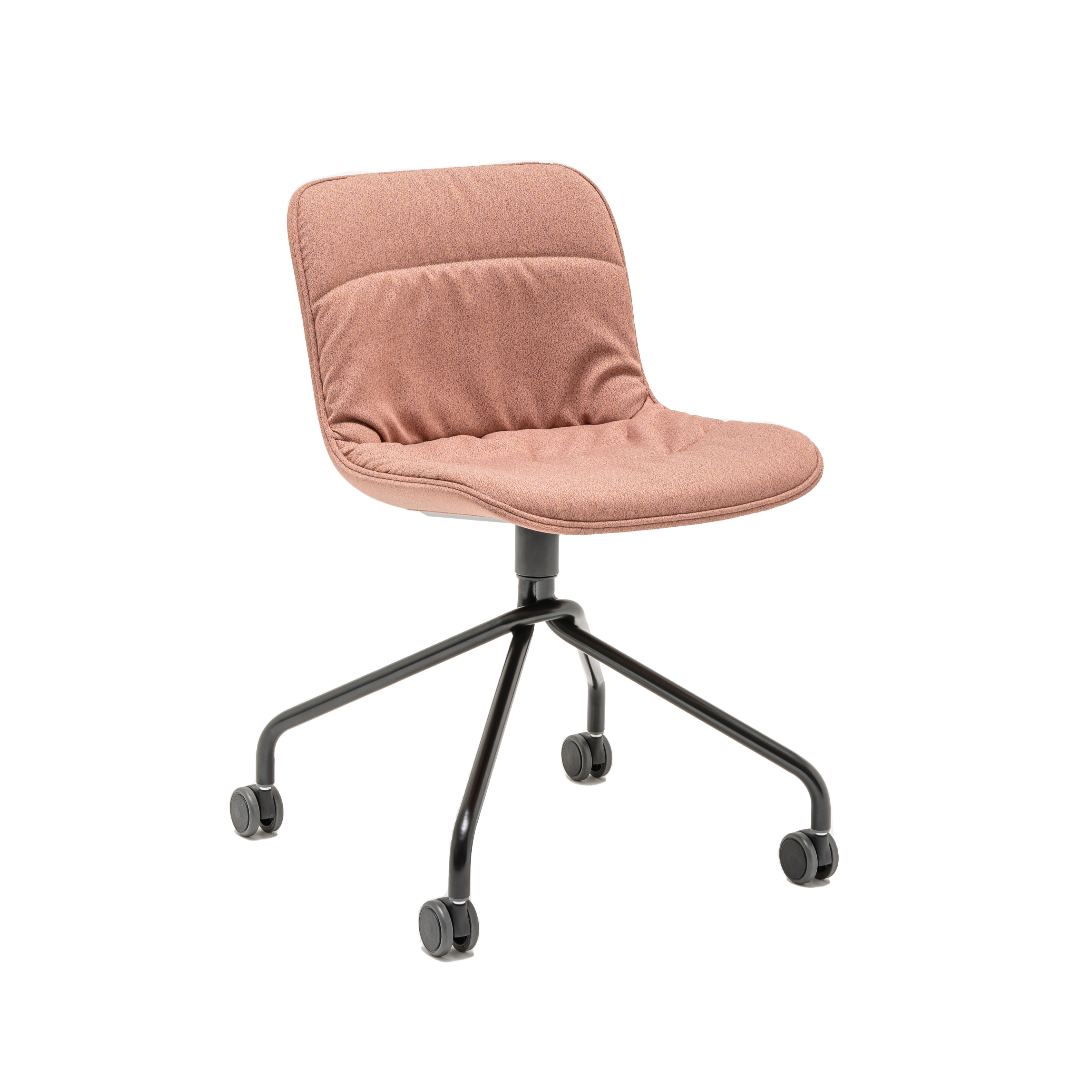 Krzesło obrotowe BALTIC 2 SOFT DUO metalowa podstawa z kółkami do twardej powierzchni – .mdd