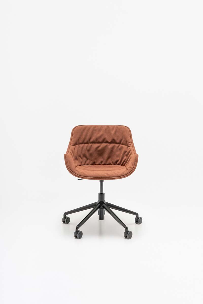Krzesło obrotowe BALTIC SOFT DUO regulowana podstawa – styl minimalistyczny