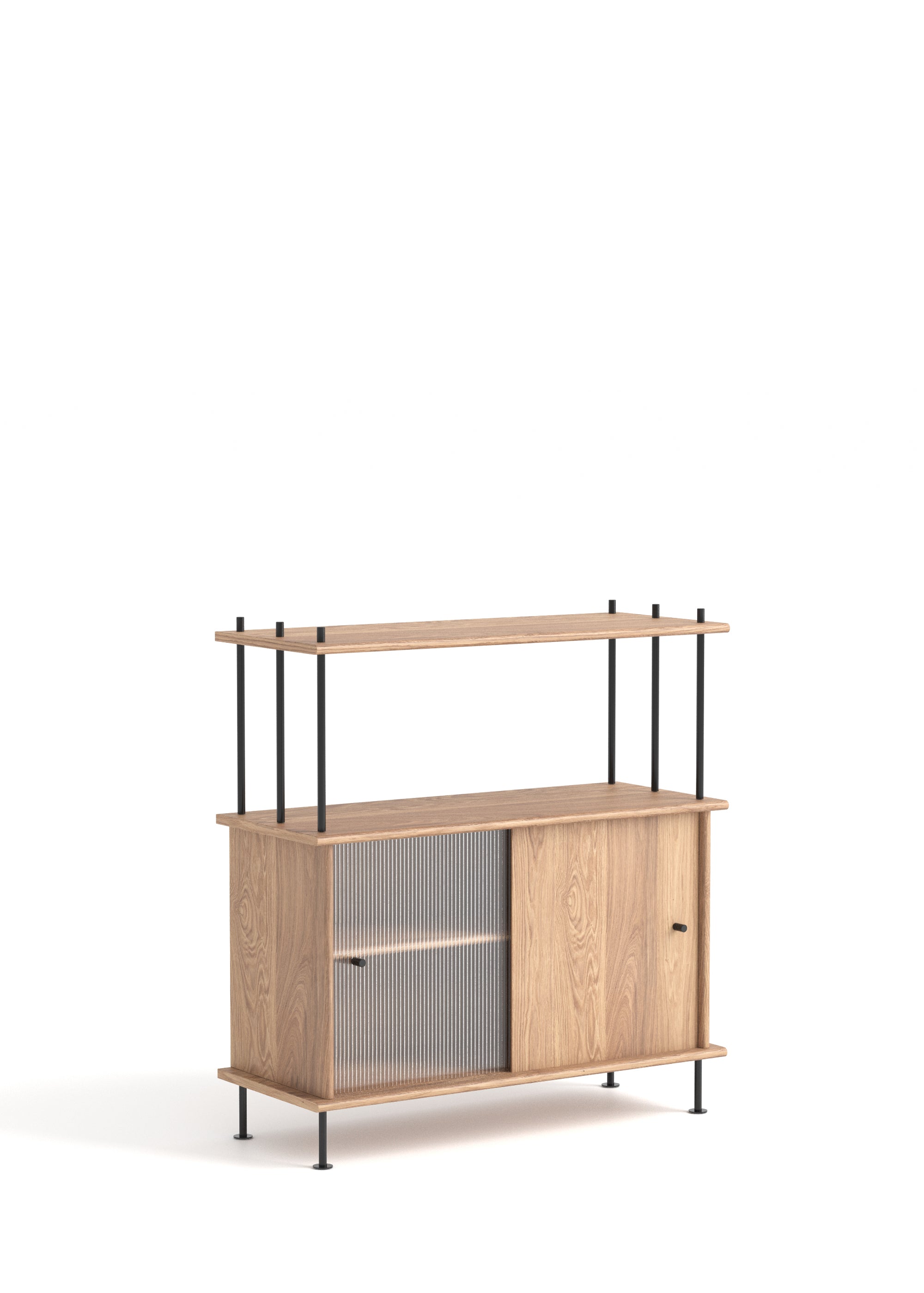 BAVA 100 Oak Wood Cabinet