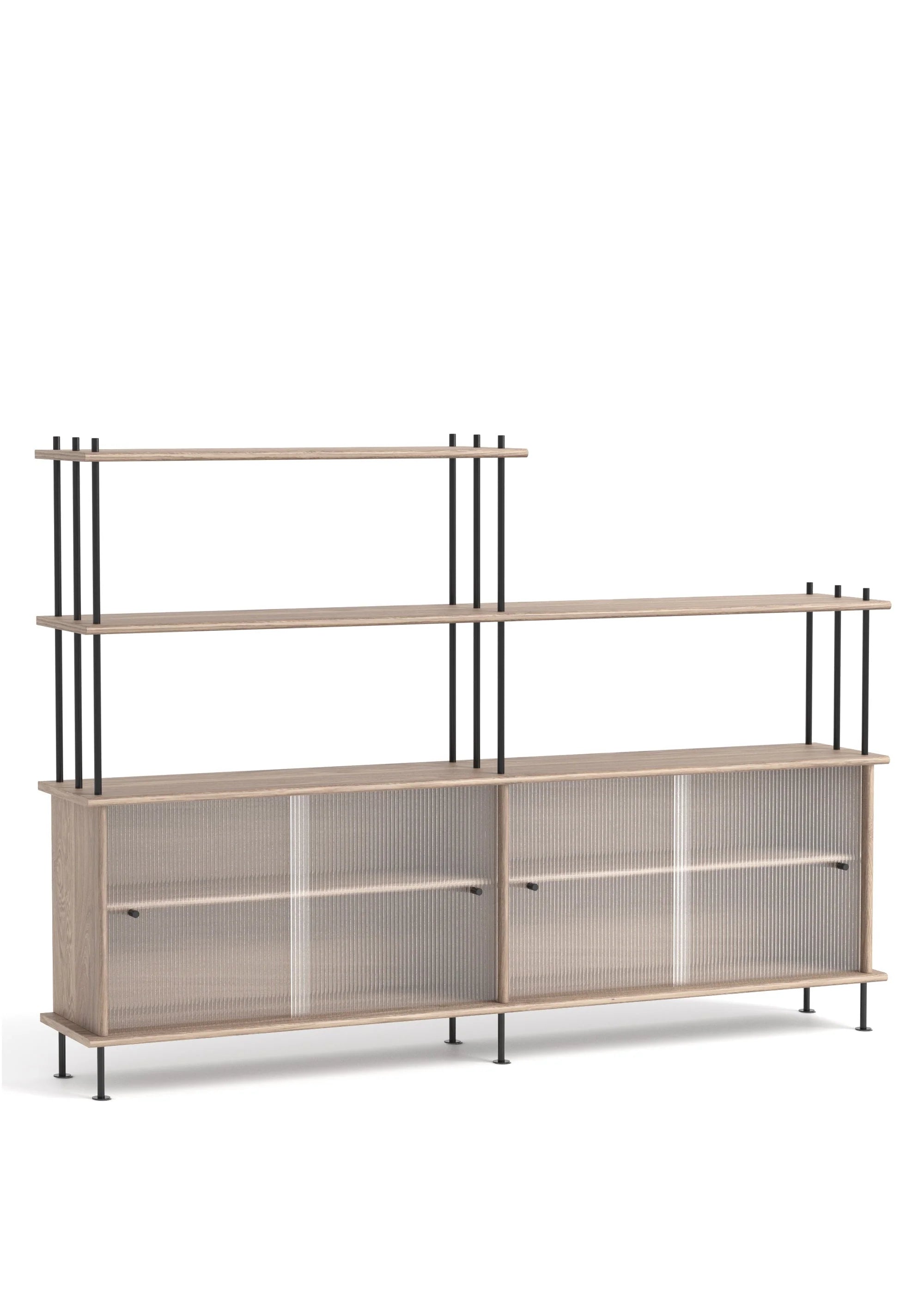 Skříňka BAVA 200 bělené dubové dřevo