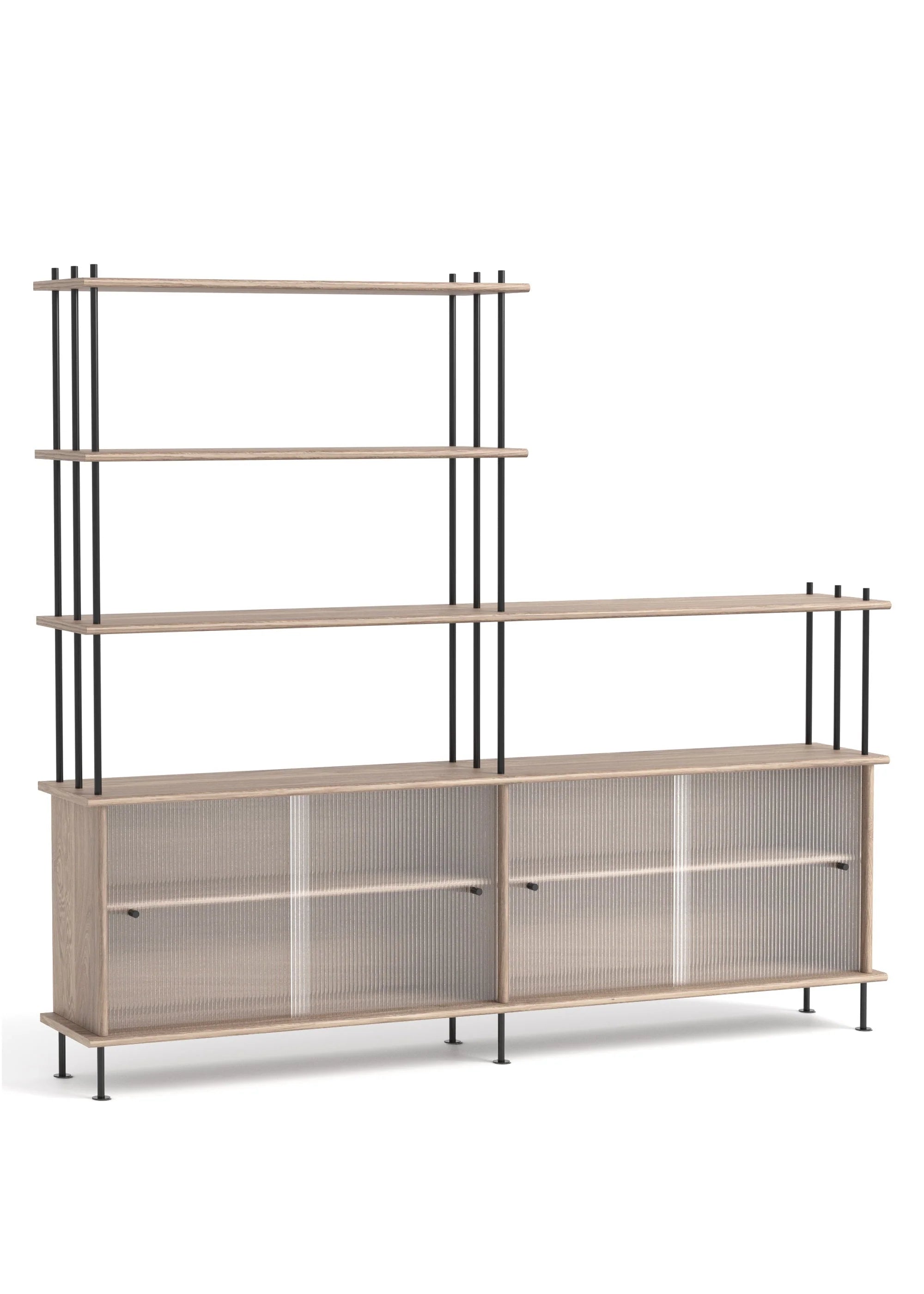 Skříňka BAVA 200 bělené dubové dřevo