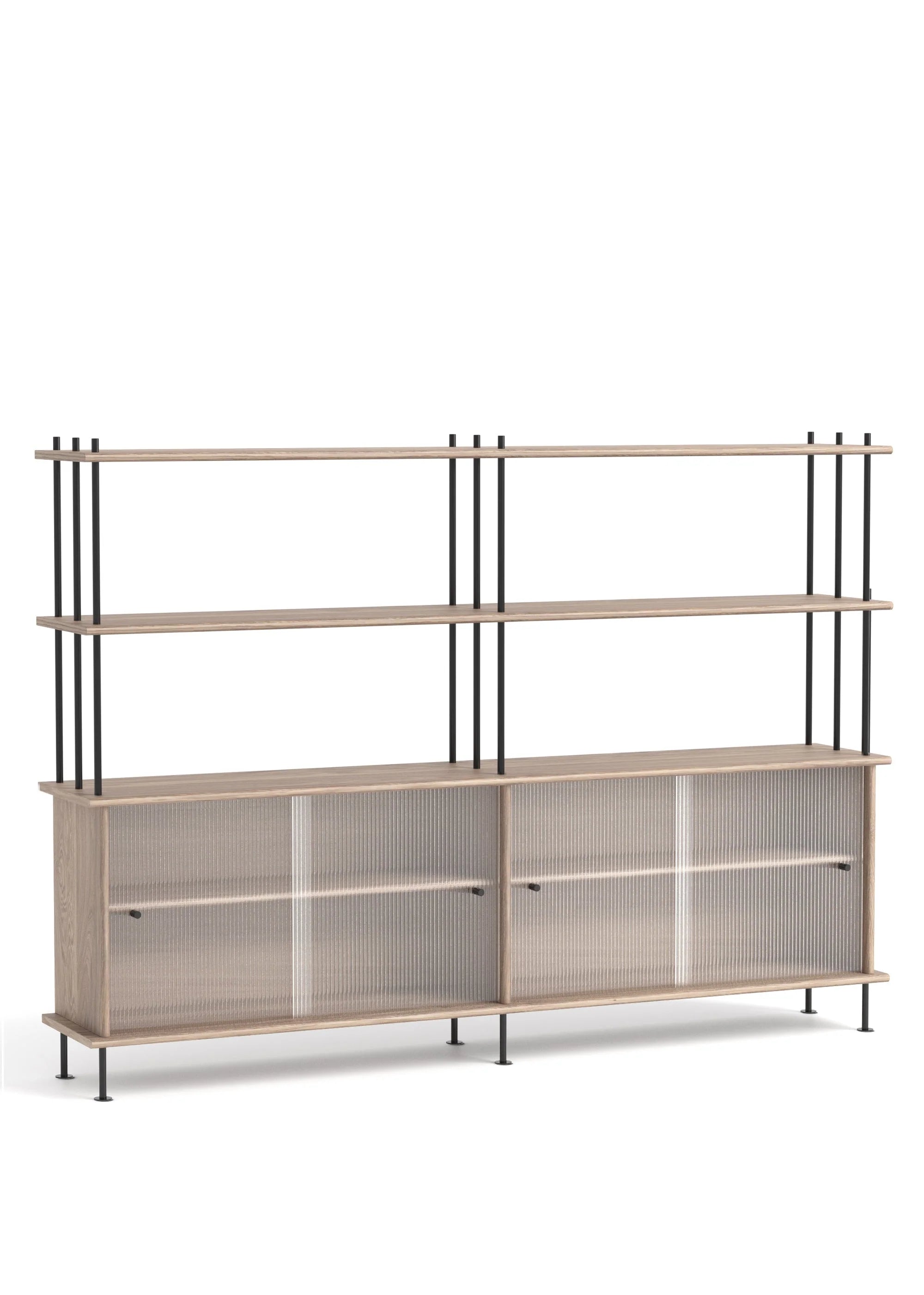 Skříňka BAVA 200 bělené dubové dřevo