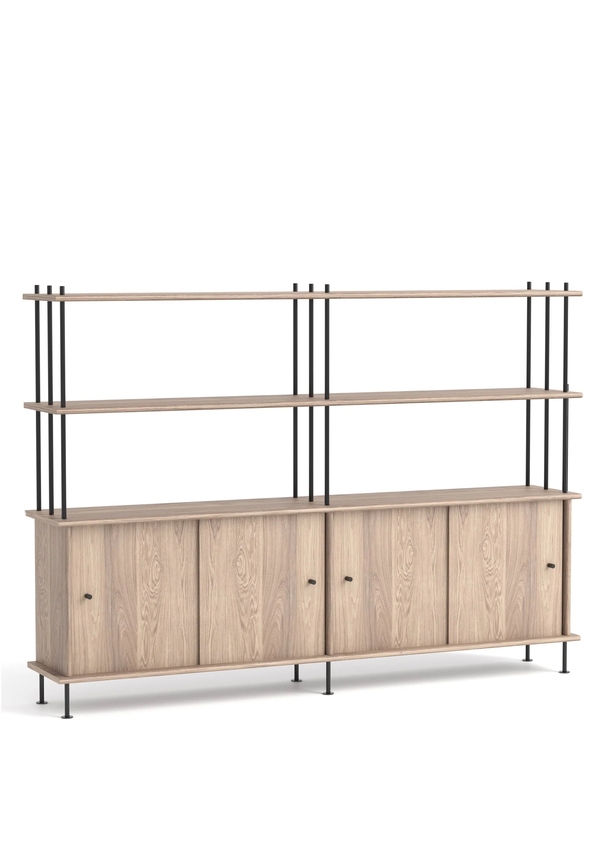 Skříňka BAVA 200 bělené dubové dřevo