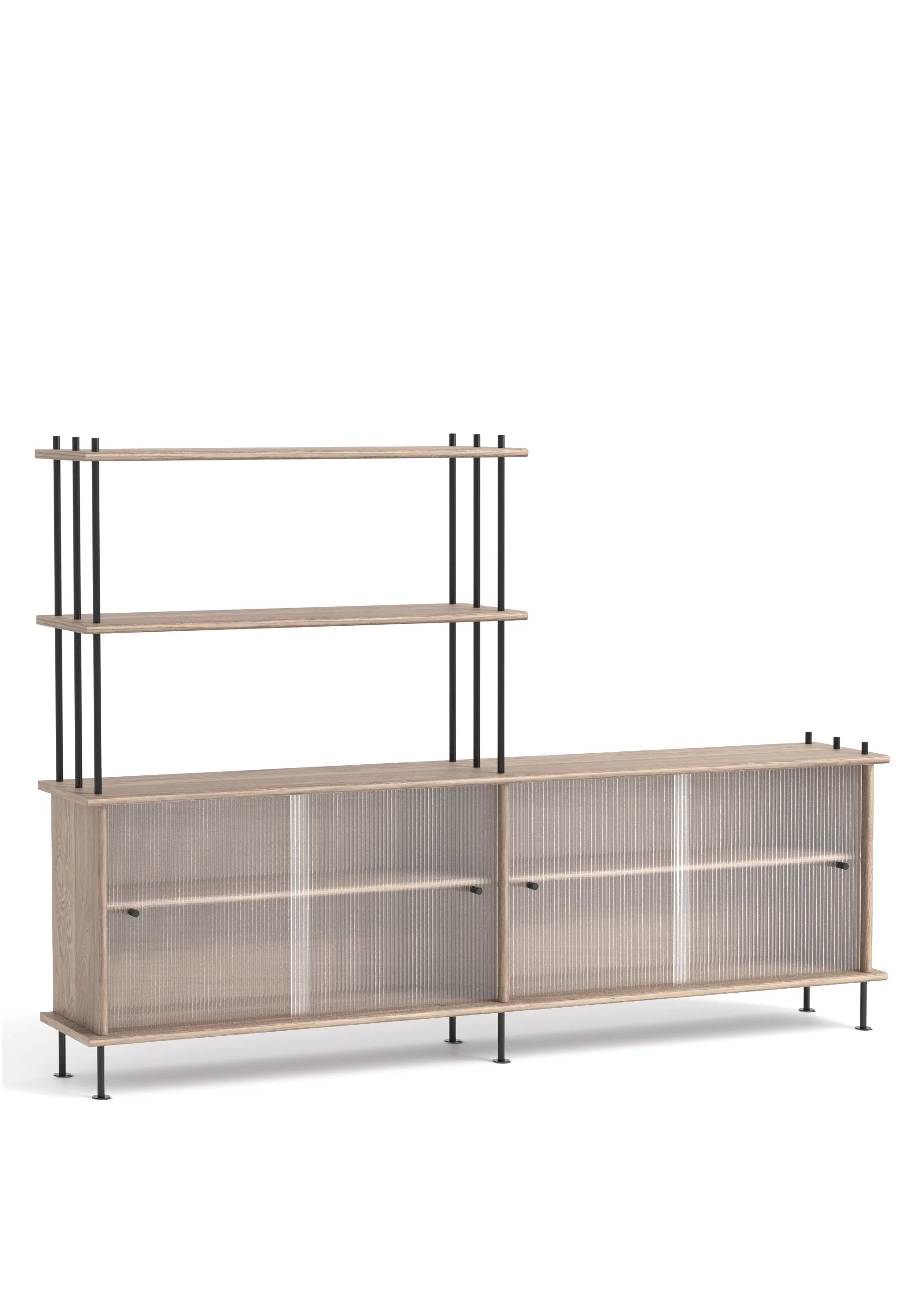 Skříňka BAVA 200 bělené dubové dřevo