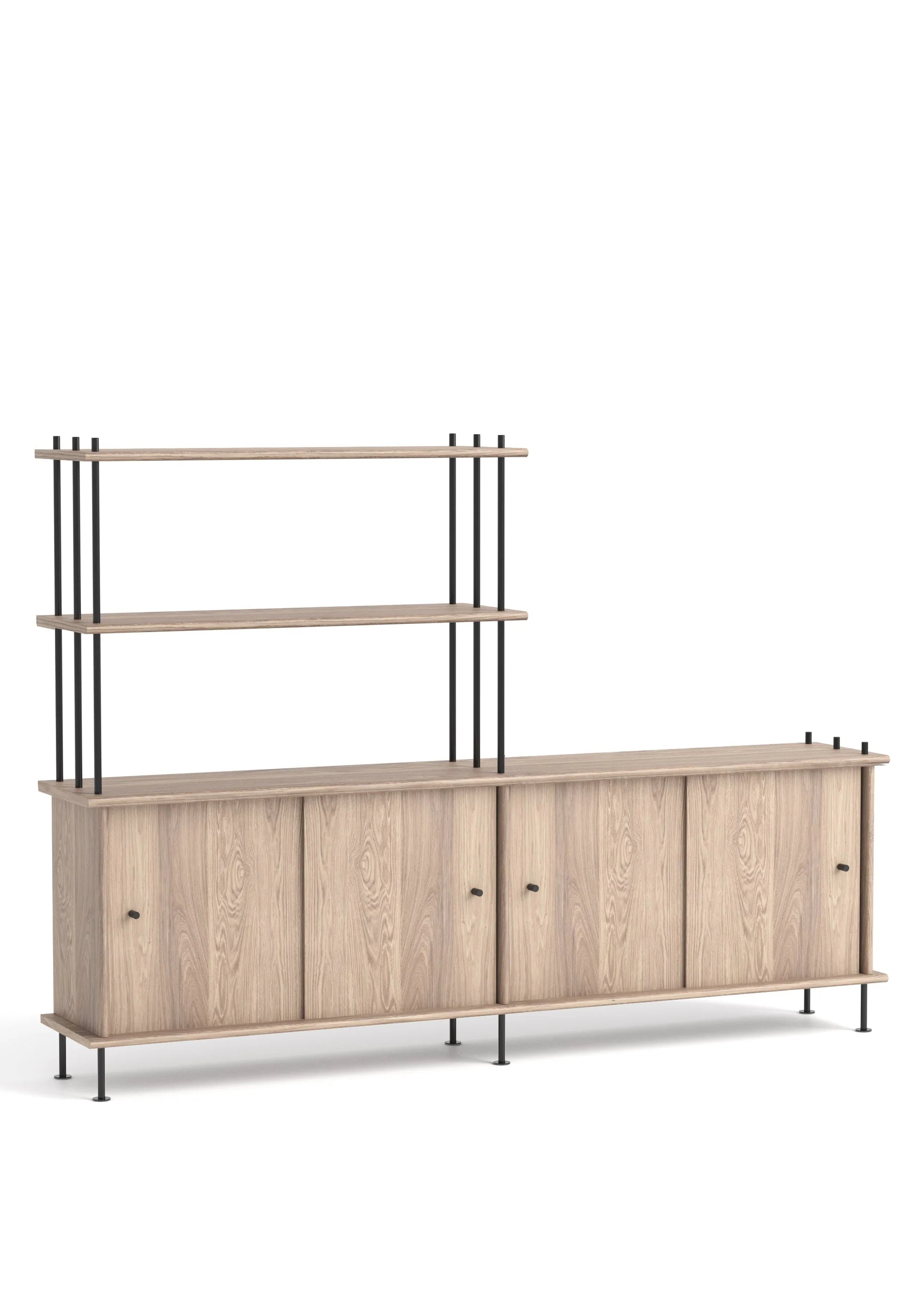 Skříňka BAVA 200 bělené dubové dřevo