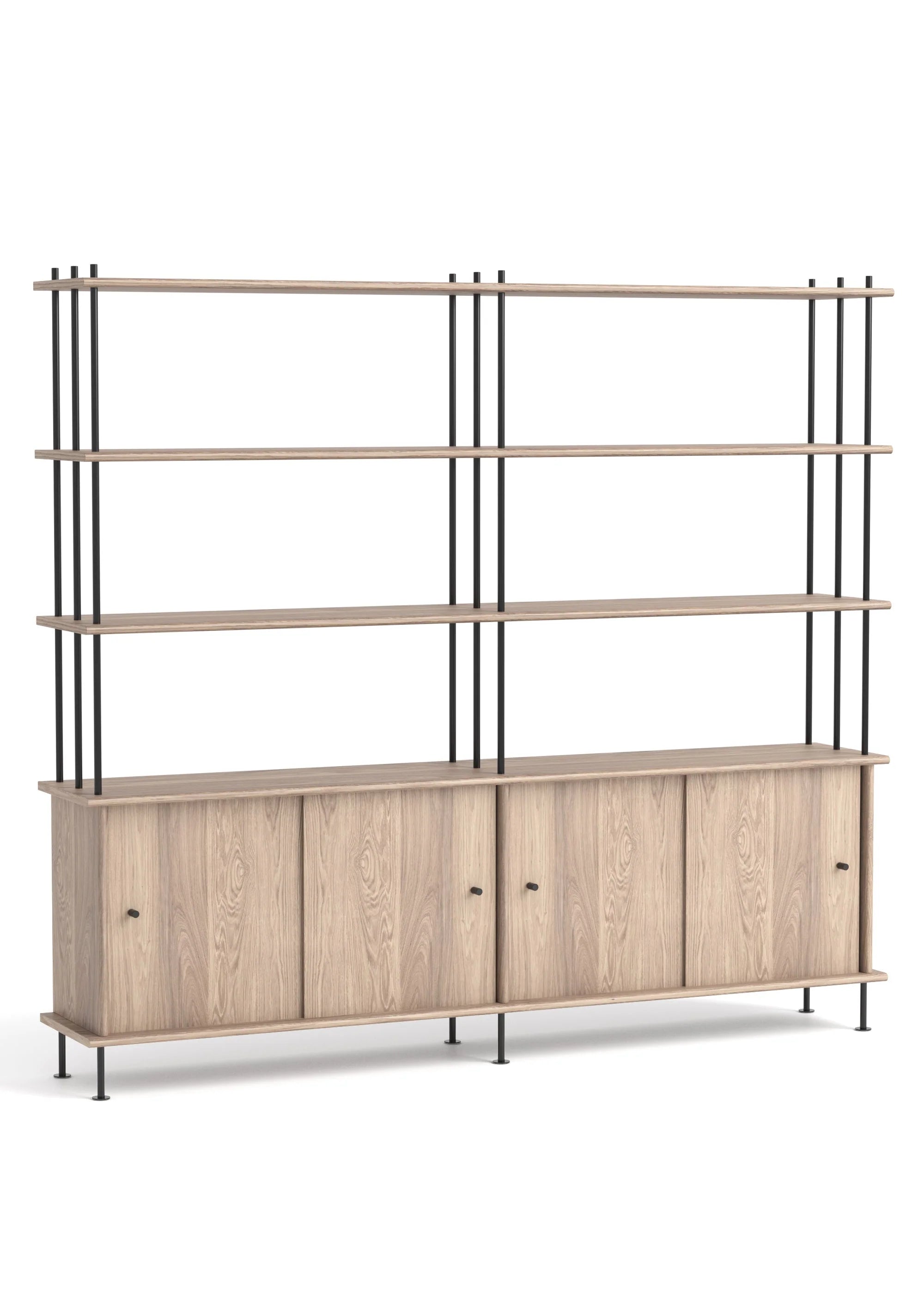 Skříňka BAVA 200 bělené dubové dřevo