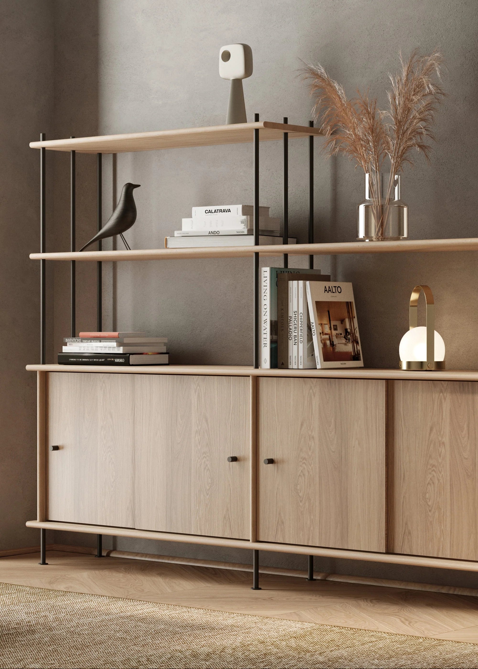 Skříňka BAVA 200 bělené dubové dřevo