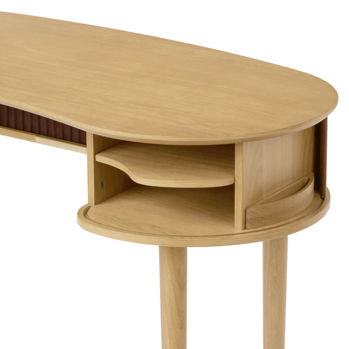 Biurko AUDACIOUS orzechowy z dębem UMAGE Eye on Design