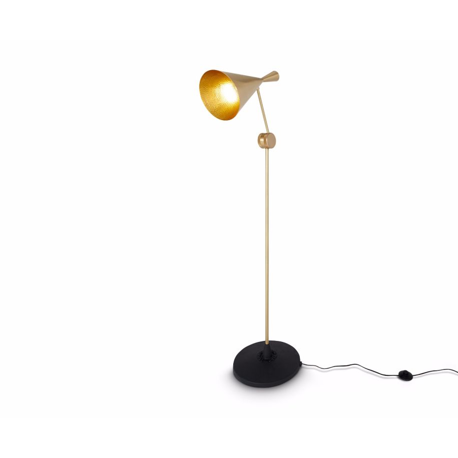 Stojací lampa BEAT zlatá
