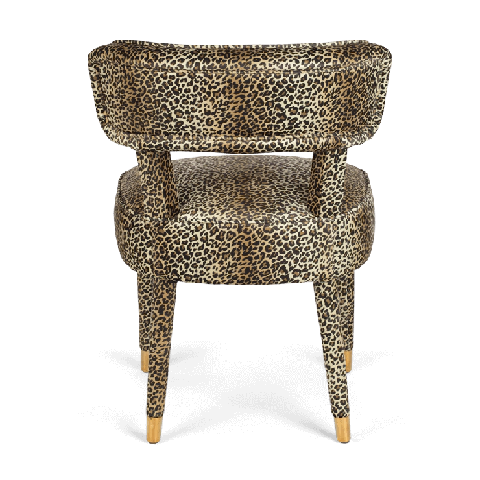 Claw out leopard chair