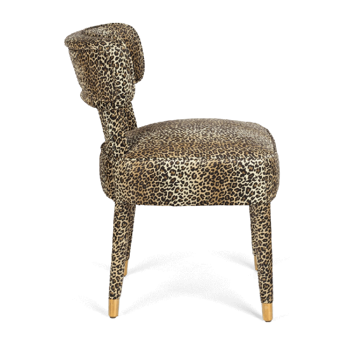 Claw out leopard chair