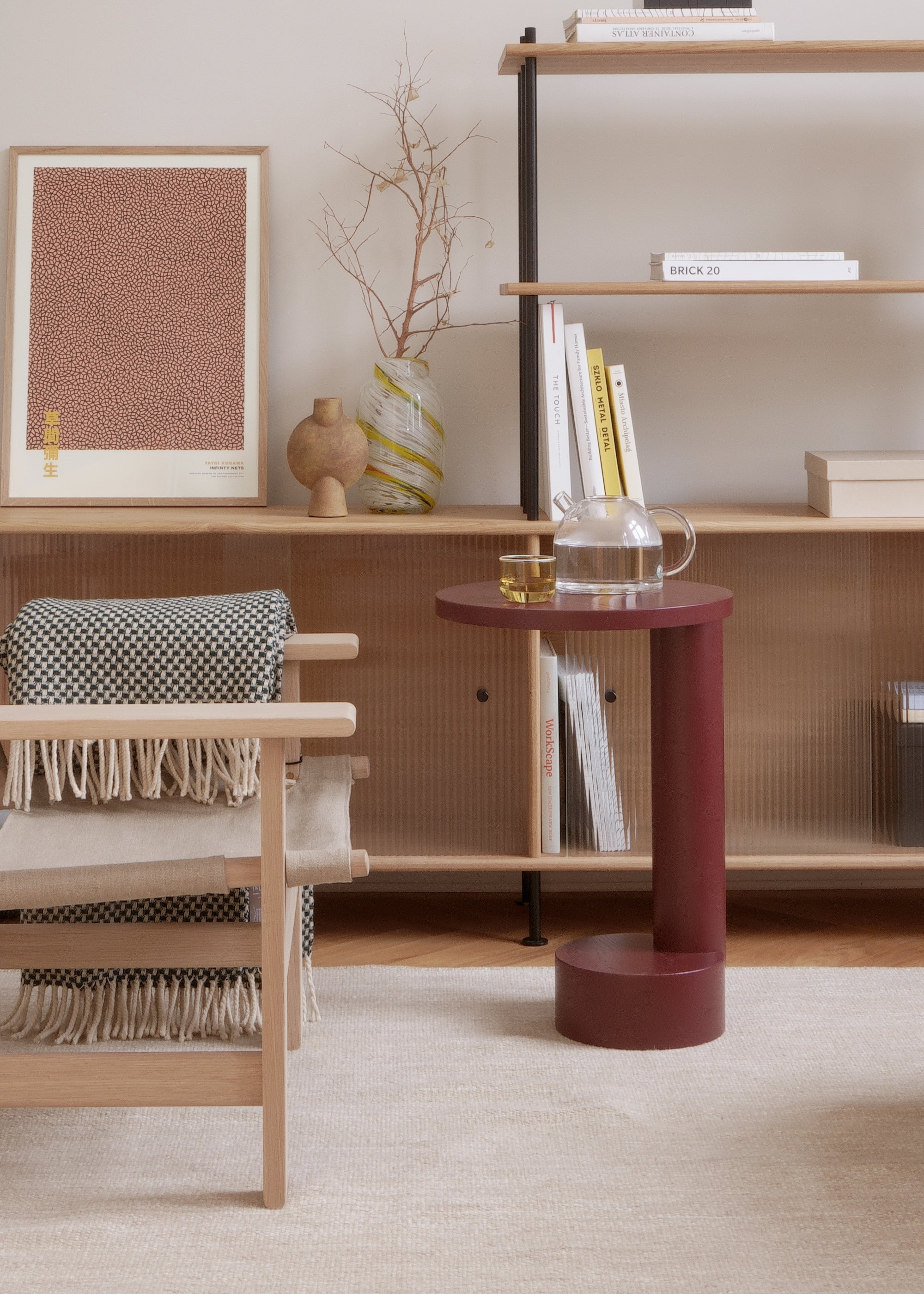 BOLD Dark Green Side Table