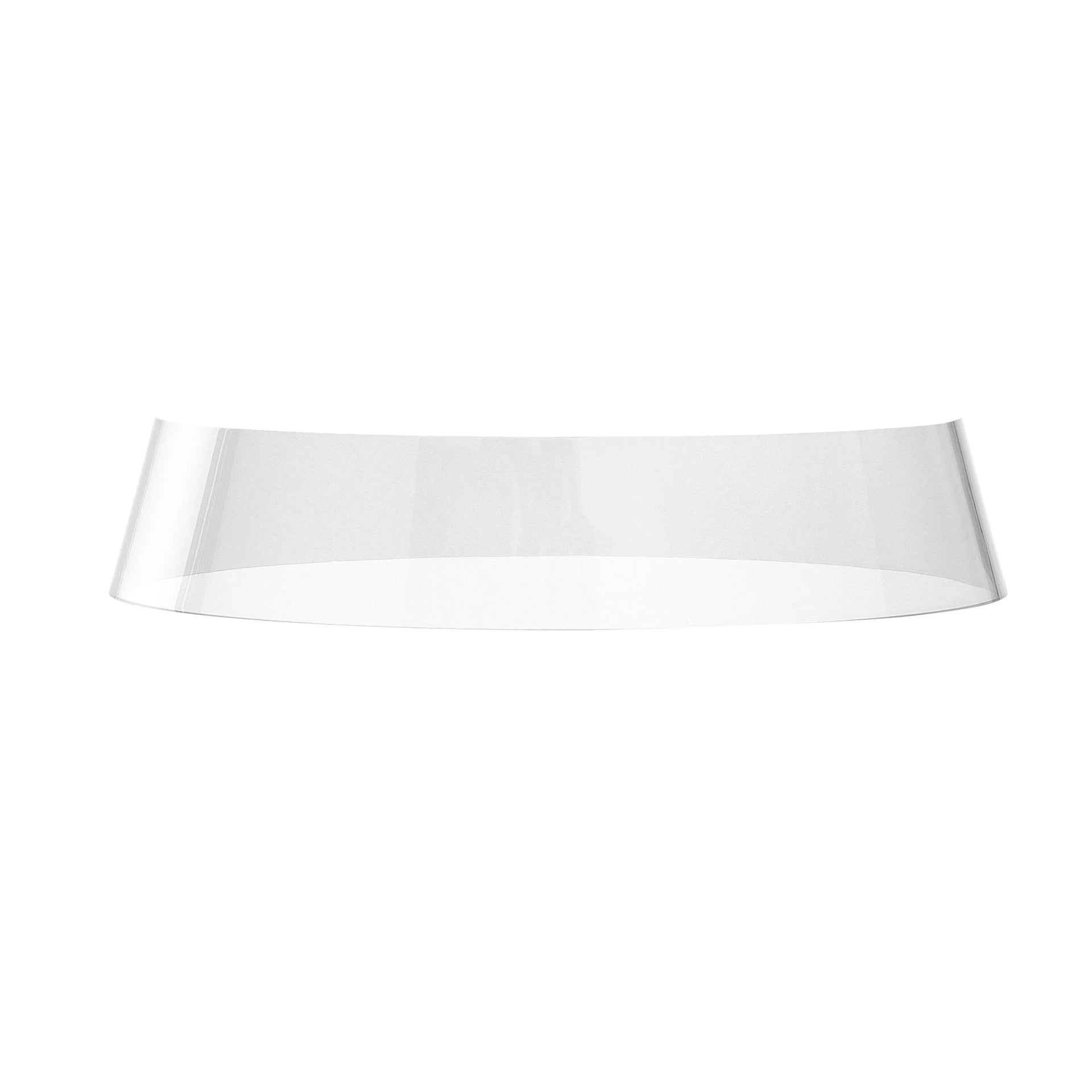 BON JOUR white table lamp with transparent shade