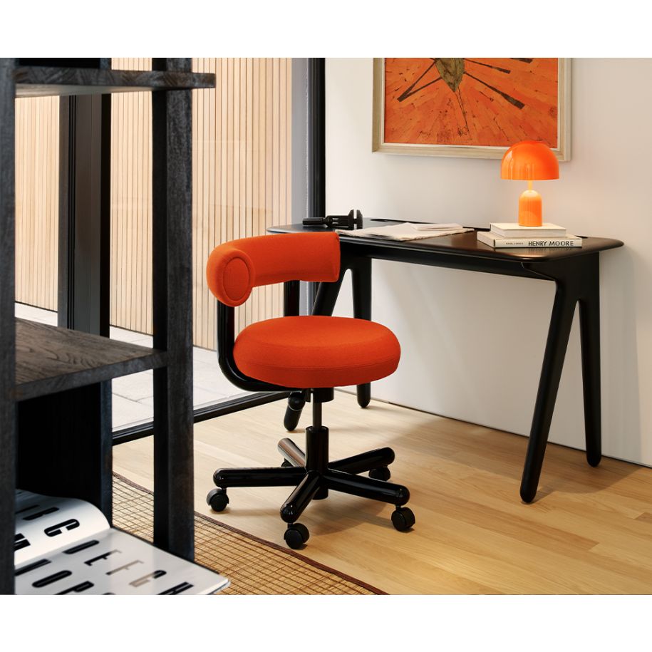 Kancelářská židle FAT černá kůže