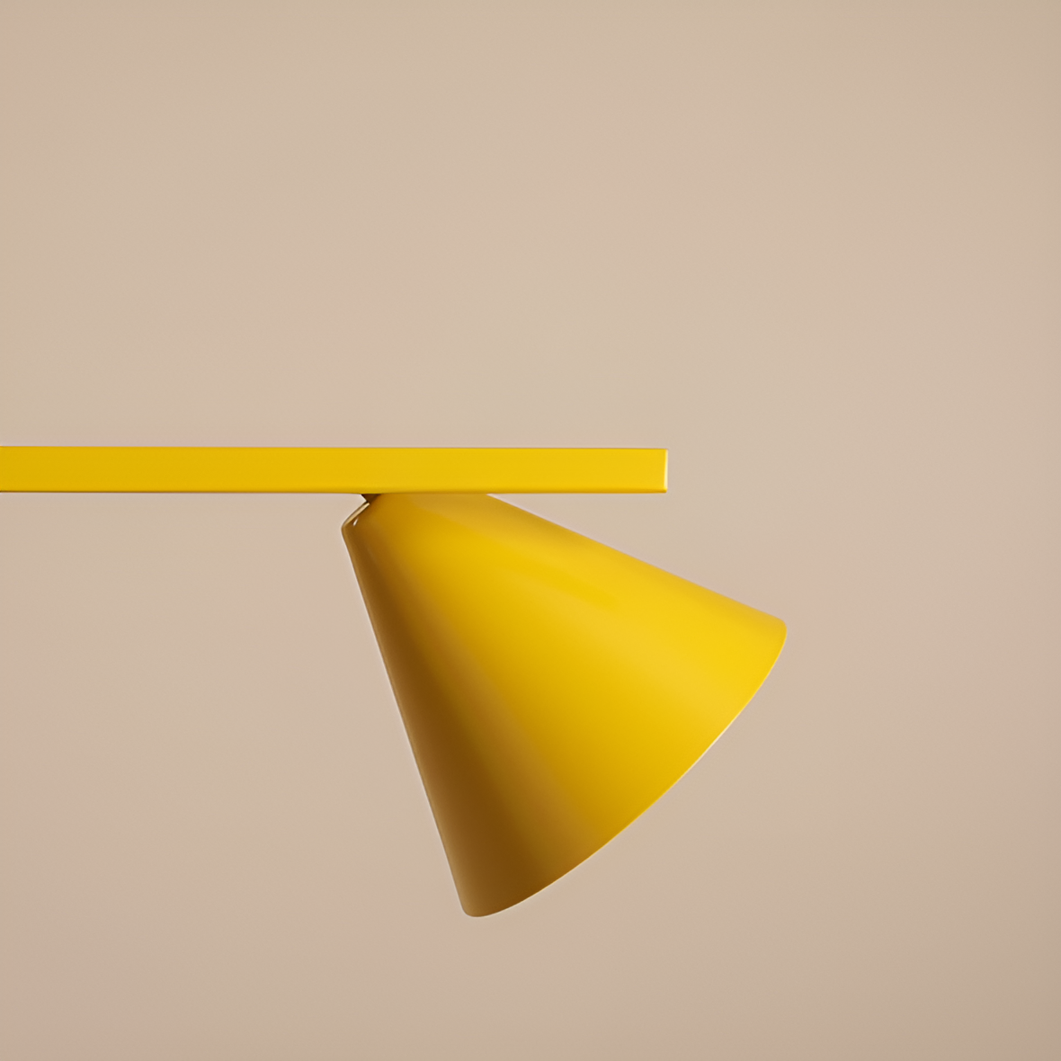 Hanging lamp forms mustard quatro