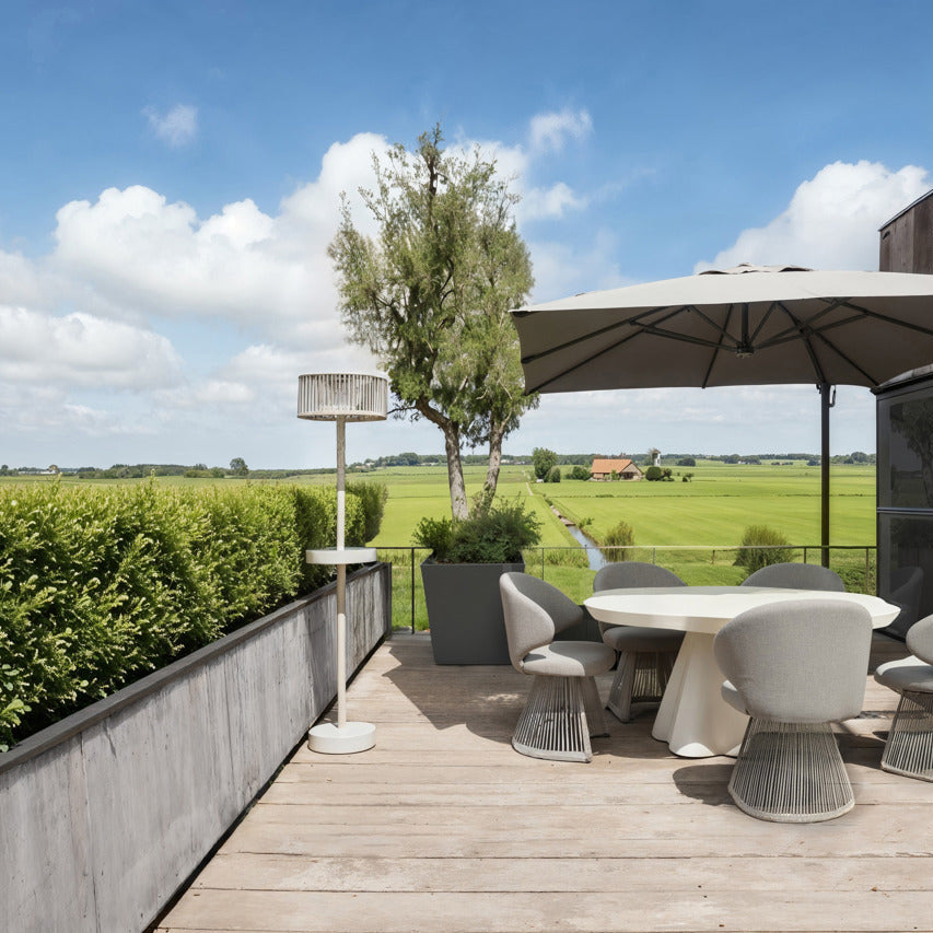 Zahradní lampa LUNAR béžová