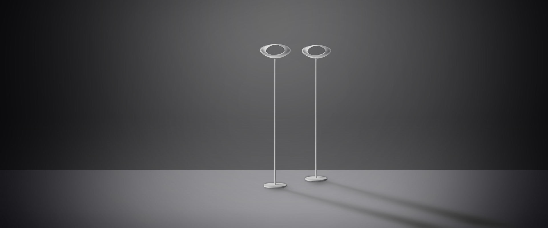 Stojací lampa CABILDO bílá