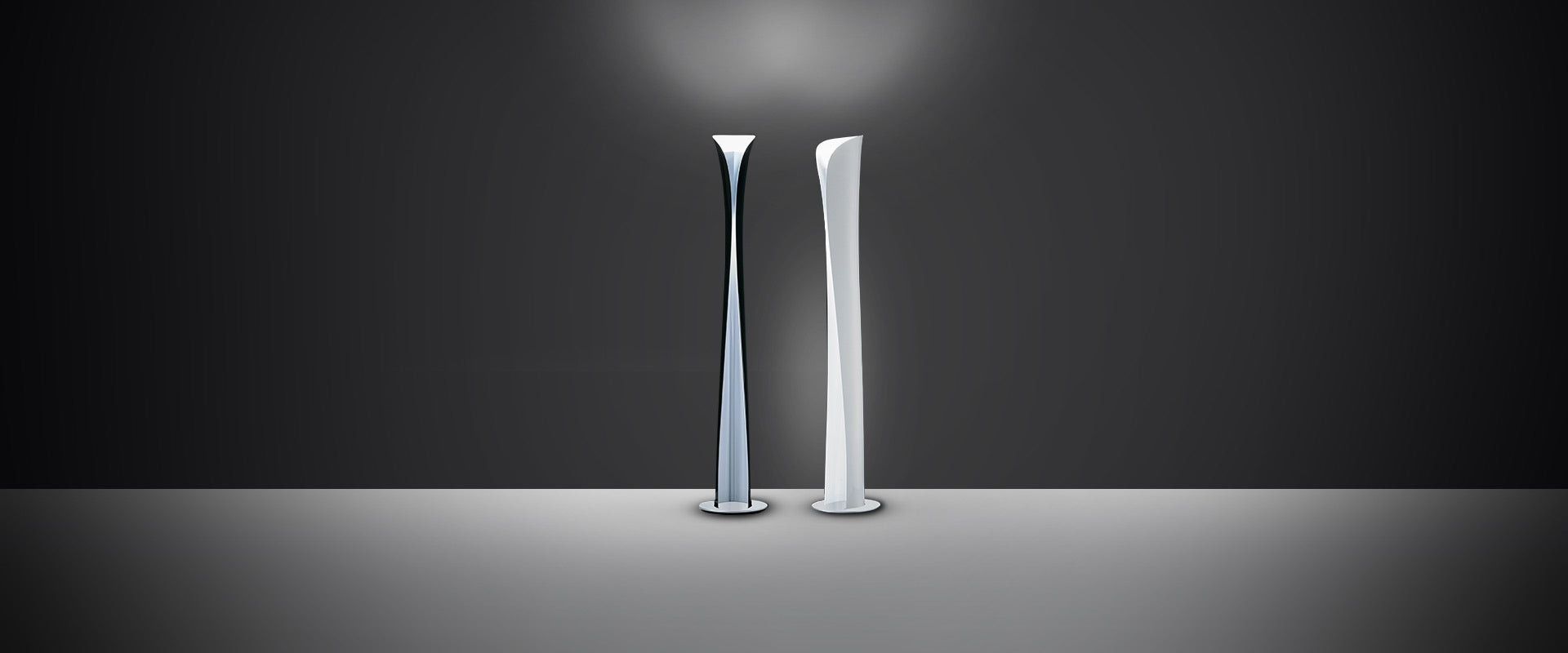 CADMO Black and White Floor Lamp