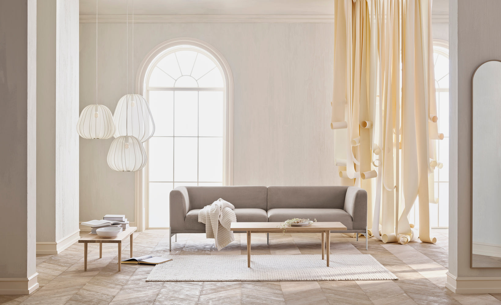 Lustr RIPPLE s černým rámem