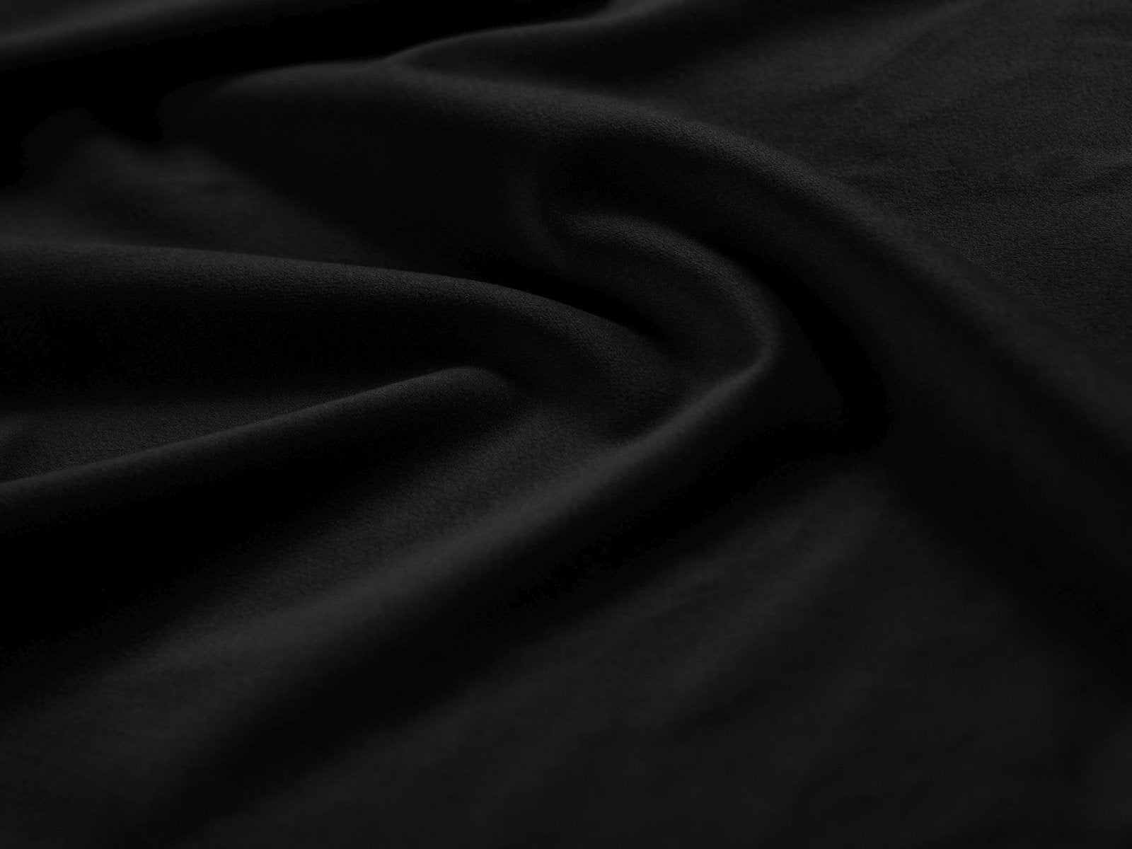Velvet 2-Seater Sofa GEORGIA Black