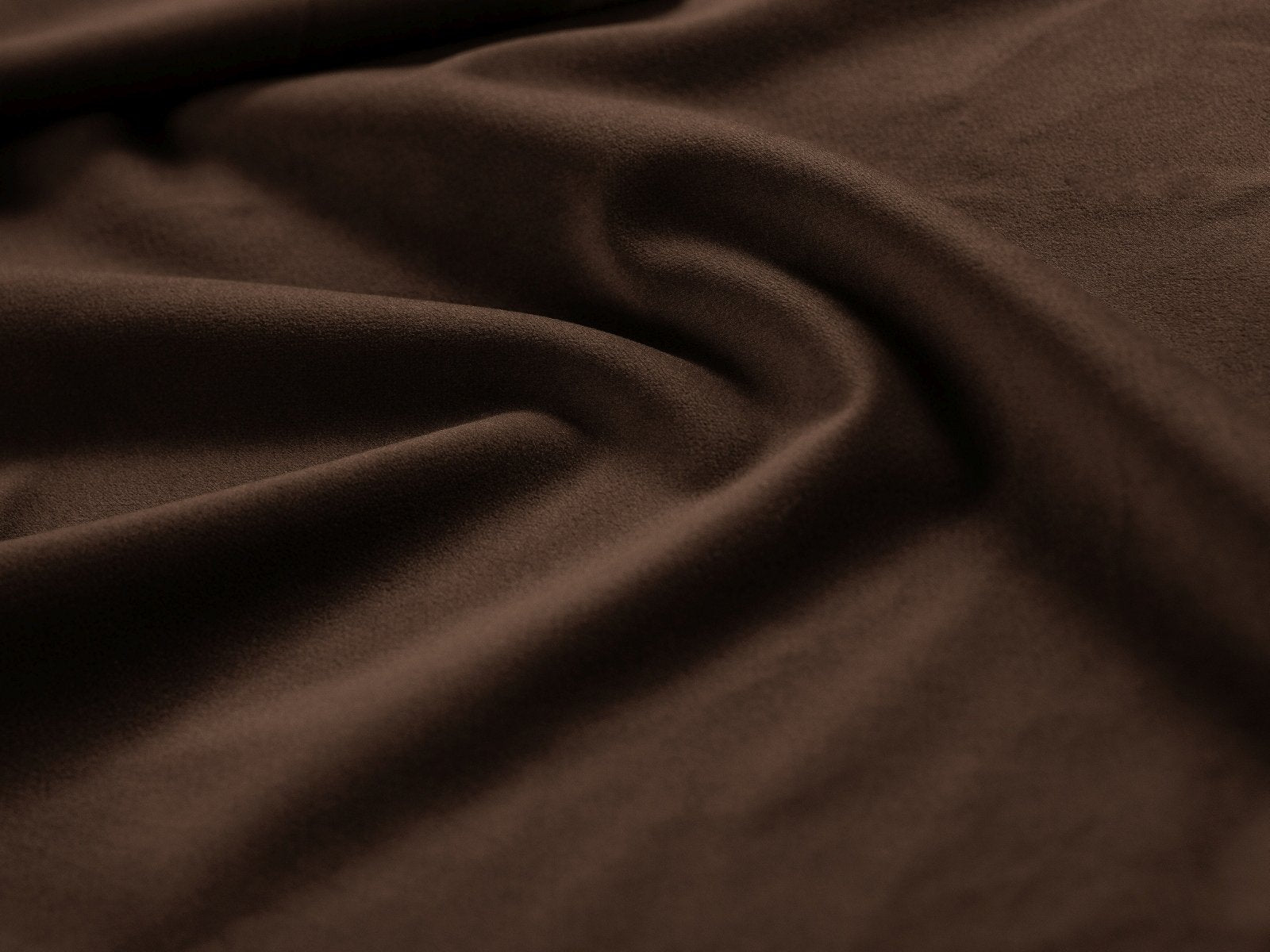 Velvet 2-Seater Sofa GEORGIA Chocolate